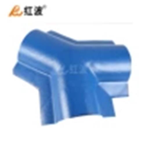三通 160x180x180mm 树脂小青瓦配件厂家 组合房屋 别墅 村屋