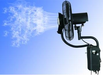 What is the principle of a spray fan? 