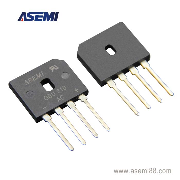 整流桥制造商品牌asemi GBU810整流方桥