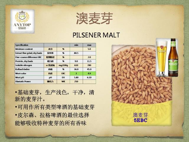 精酿啤酒原料