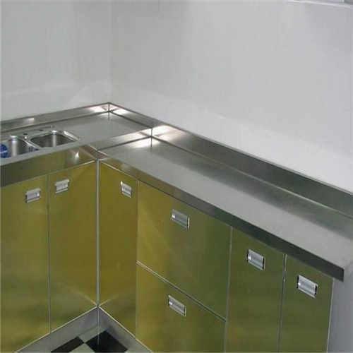 抚顺不锈钢橱柜，白钢橱柜加工定制价格