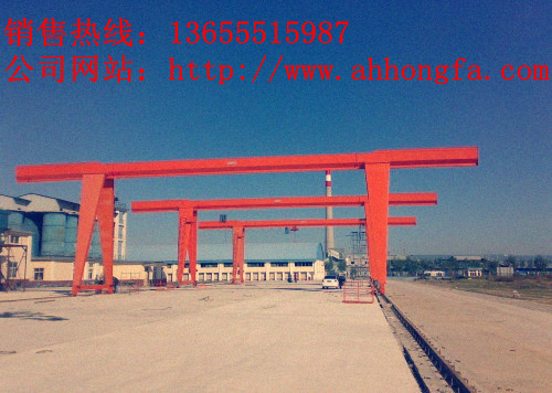 手推移動門式起重機