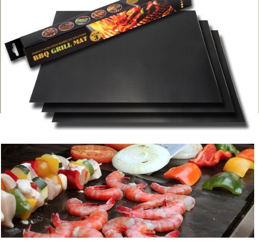 工廠大促包郵 Grill & bake mat 不粘耐高溫bbq戶外創(chuàng)意燒烤墊