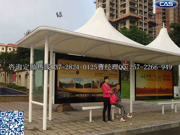 公交候車亭_不銹鋼候車亭_智能候車亭