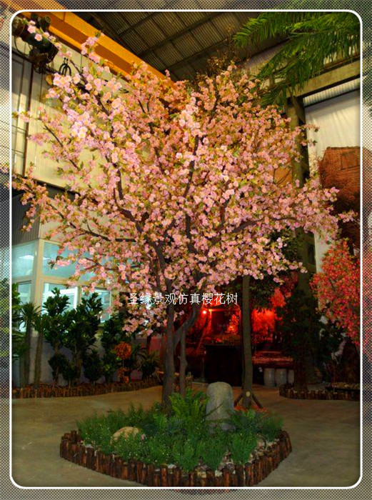 仿真櫻花樹 室內家居裝飾仿真植物 客廳假櫻花樹