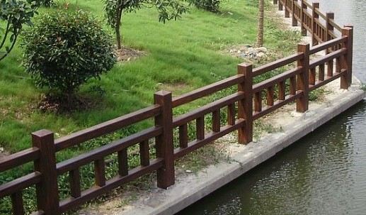 仿木、仿石、仿竹、仿樹皮圍欄
