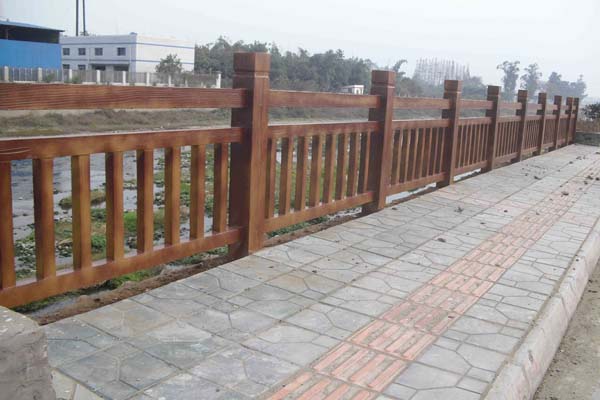 廣東仿石橋梁欄桿、棧橋仿木欄桿