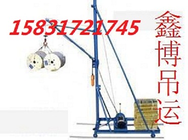 室外小吊機(jī)全角式小型吊運(yùn)機(jī)樓頂小型吊機(jī)便攜式吊運(yùn)機(jī)原始圖片3