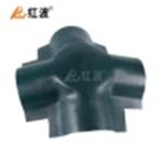大四通120mm 廠家直銷樹脂小青瓦  屋面配件 風防震 農(nóng)村舊房屋改
