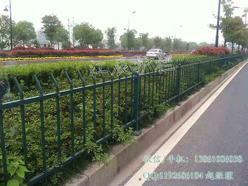 熱鍍鋅鋼管綠化帶草坪隔離護欄原始圖片2
