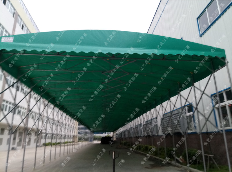 推拉蓬户外大型活动推拉雨篷停车场工厂推拉遮阳蓬