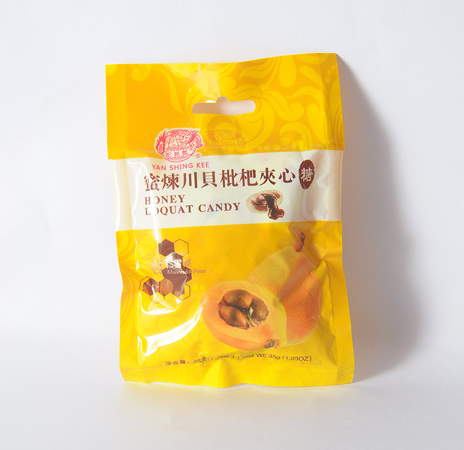 蜜煉川貝枇杷夾心糖-杏仁雪梨味