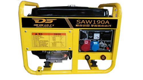 小型汽油發電電焊一體機SAW190A