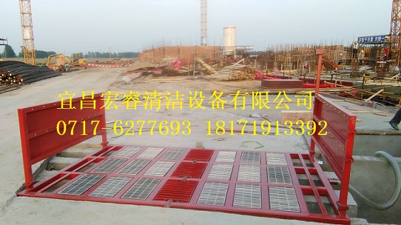 宜昌遠(yuǎn)安建筑工地洗車槽HR-100，平板洗車機(jī)廠家原始圖片2