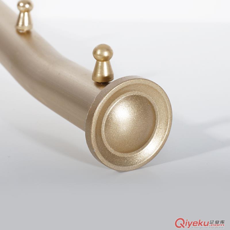 服裝內衣展示架柜鋁合金上卡梯柱圓管4釘正點掛鉤桿棒五金配件