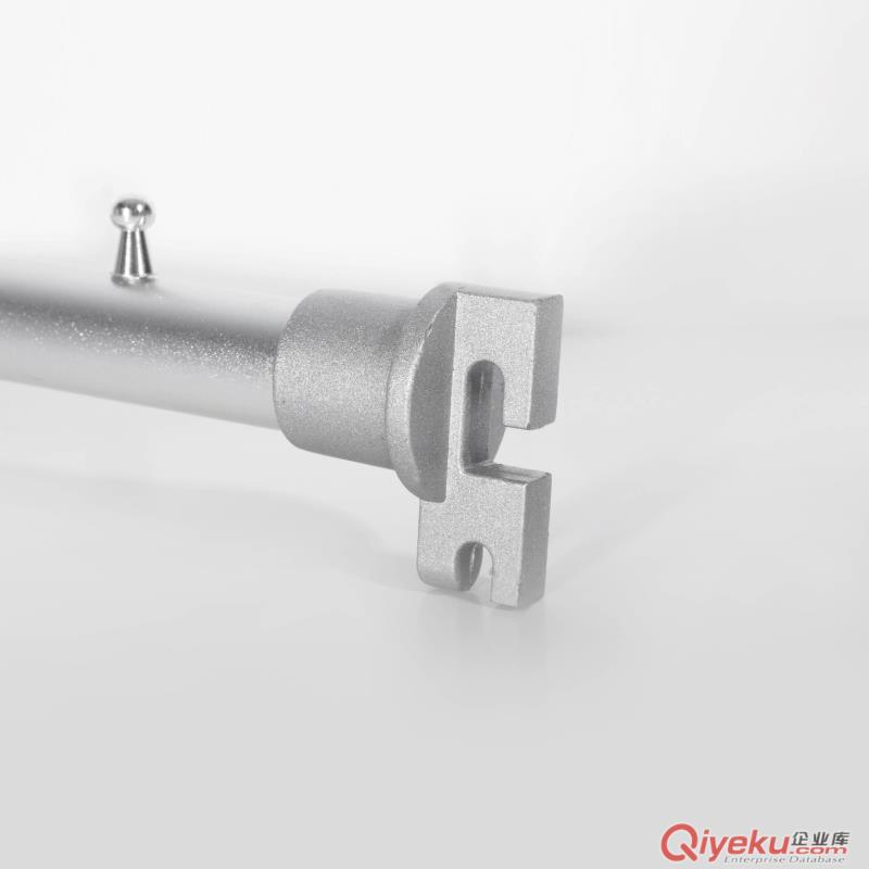 服裝內衣展示架柜鋁合金上卡梯柱圓管4釘正點掛鉤桿棒五金配件