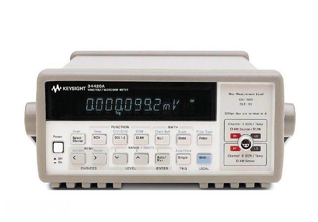 全網回收Keysight34420A收購 是徳34420A納伏表