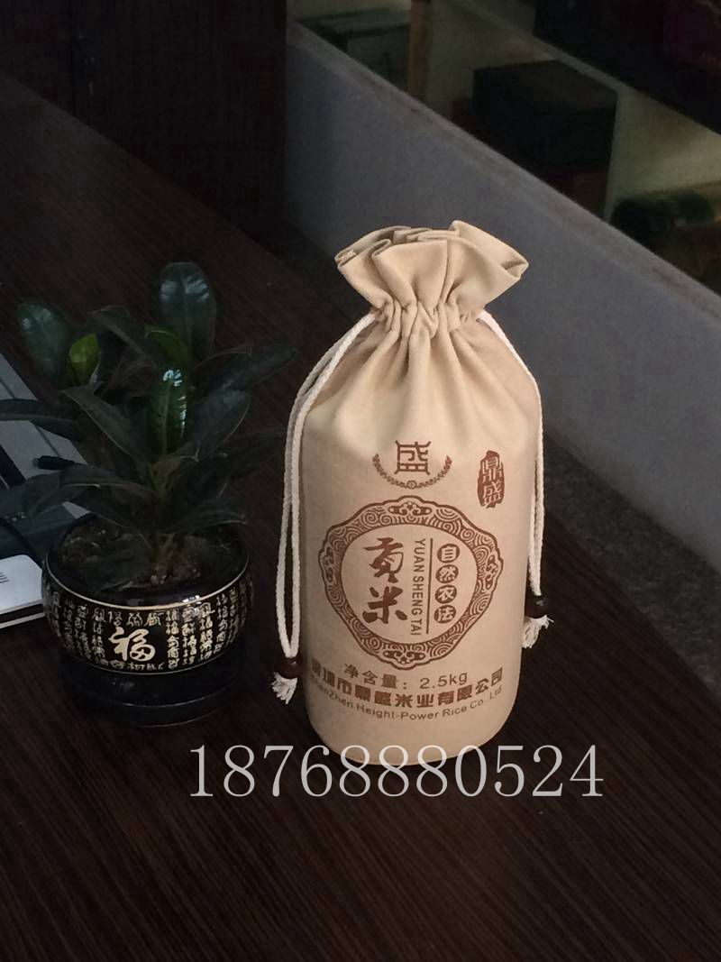 小米袋定制 10斤棉布小米袋定做廠家原始圖片2