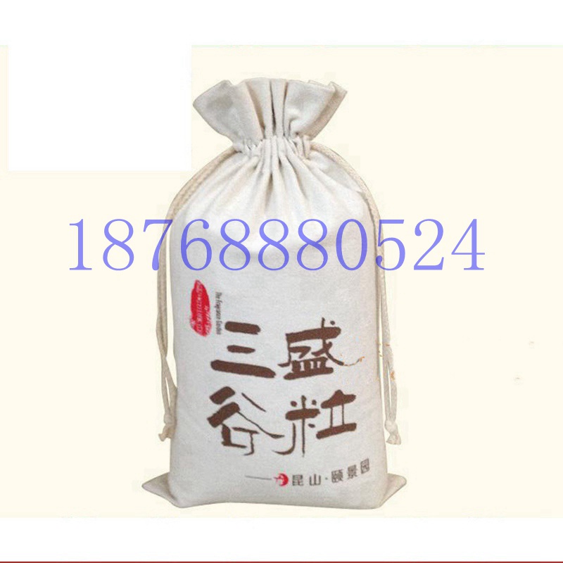 菏澤定制帆布小米袋優(yōu)質帆布禮品雜糧袋原始圖片2