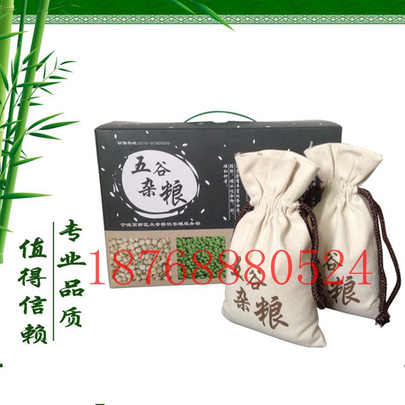 烏海定做帆布大米袋 棉布小米雜糧袋包裝袋設計加工原始圖片2