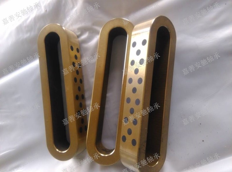 高力黃銅耐磨塊石墨鑲嵌導(dǎo)向塊自潤滑滑板原始圖片2
