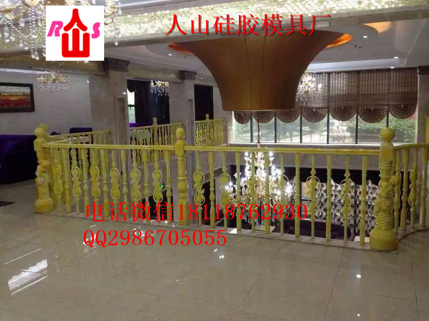 龍鳳柱將軍柱樓梯扶手硅膠模具 霸氣龍鳳柱gd將軍柱硅膠模 
