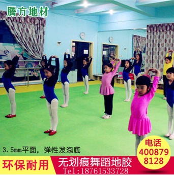 PVC幼兒園舞蹈房地膠