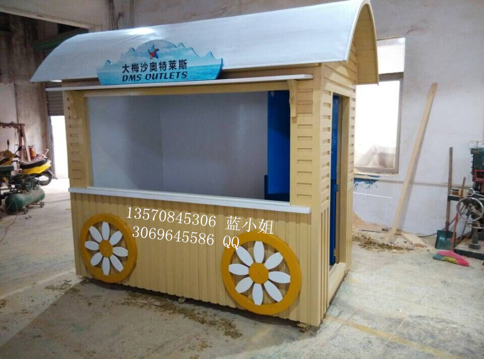 【廠家推薦】貴州售賣車 耐用鋼制商亭 創(chuàng)意仿古花車原始圖片2