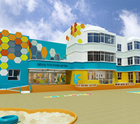 幼兒園設計 幼兒園外墻設計   幼兒園接待臺設計  幼兒園文化墻設計