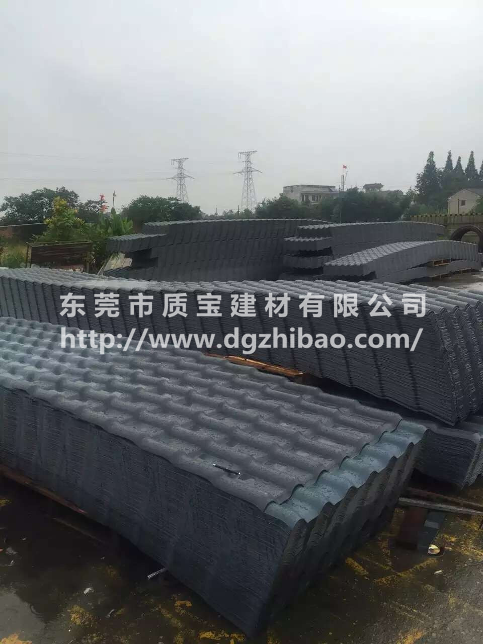 吉林松原琉璃瓦,合成树脂瓦,玻璃瓦,防腐瓦-质宝建材