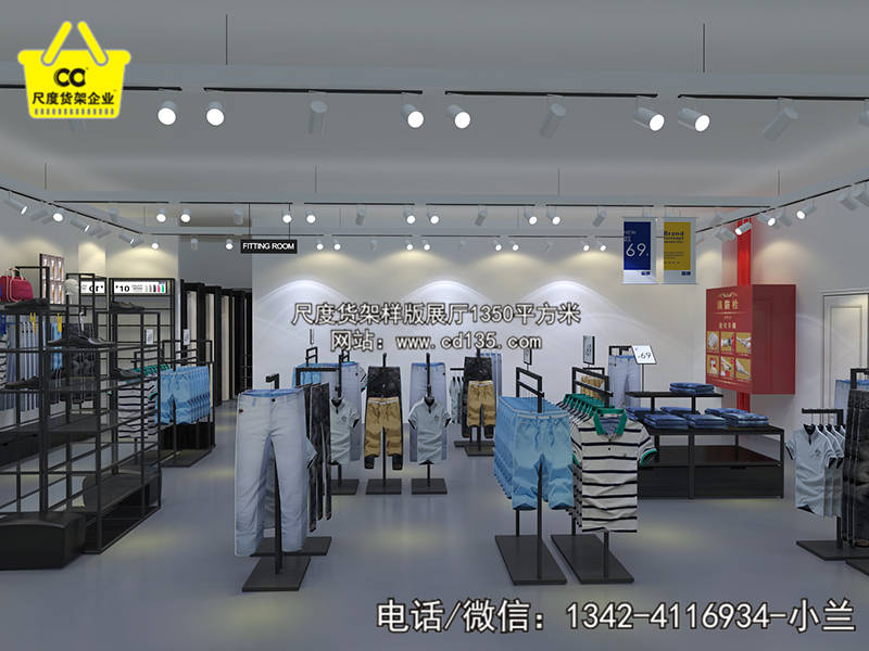 KM服裝貨架效果圖,卡門男裝圖片,ZARA服裝貨架陳列平面圖