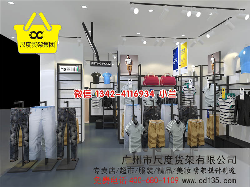 KM服裝貨架效果圖,卡門男裝圖片,ZARA服裝貨架陳列平面圖原始圖片3