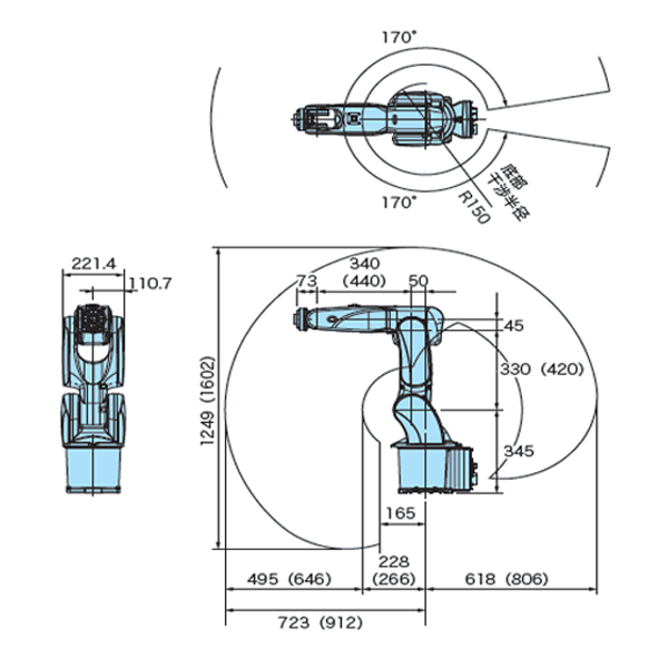 星探機器人供應分揀機器人 NACHi MZ07 