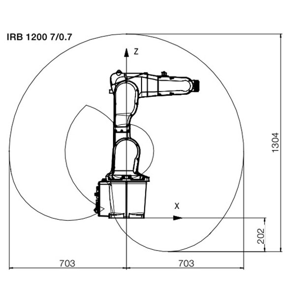 星探機器人供應 碼垛機器人 ABB IRB 1200原始圖片3