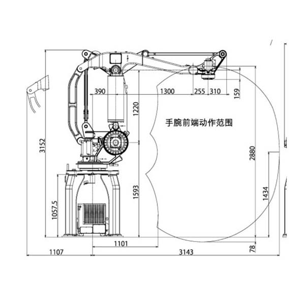 星探機器人供應搬運機器人 FANUC M-410iB原始圖片3