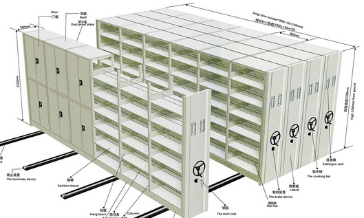 移動鋼制密集柜手搖資料柜電動密集柜智能密集架檔案柜可定做批發量身訂做