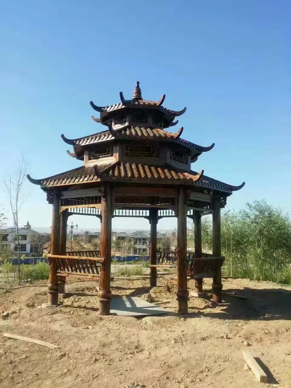 沈陽防腐木涼亭