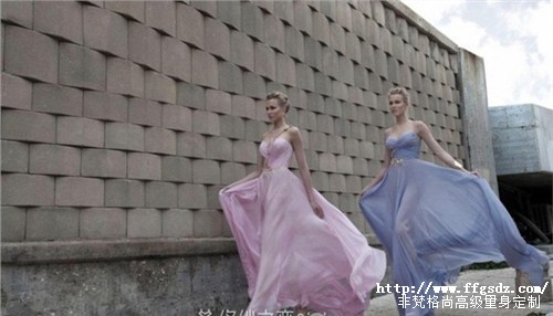 廣東廣州宴會禮服宴會年會晚禮服廣東手工訂制禮服非梵格尚供