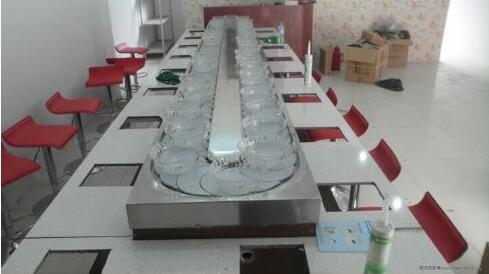 嘉興回轉火鍋旋轉自助小火鍋麻辣燙設備廠家直銷原始圖片3