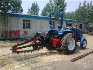 鏈式開溝機報價 鏈式開溝機加工 雙龍供