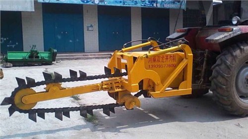 鏈式開溝廠家 河南鏈式開溝機 漯河鏈式開溝機 雙龍供