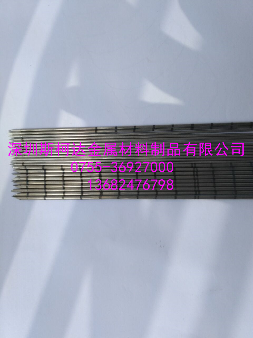 304不銹鋼小管切斷加工 衛生級三棱針 三棱針套件?麻花鉆 空心鉆原始圖片3