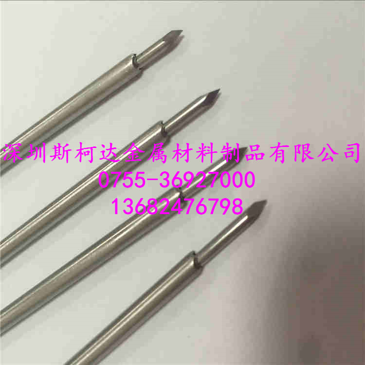 304不銹鋼毛細(xì)管加工毛細(xì)小管零件 切割 封頭 磨尖角廠家直銷