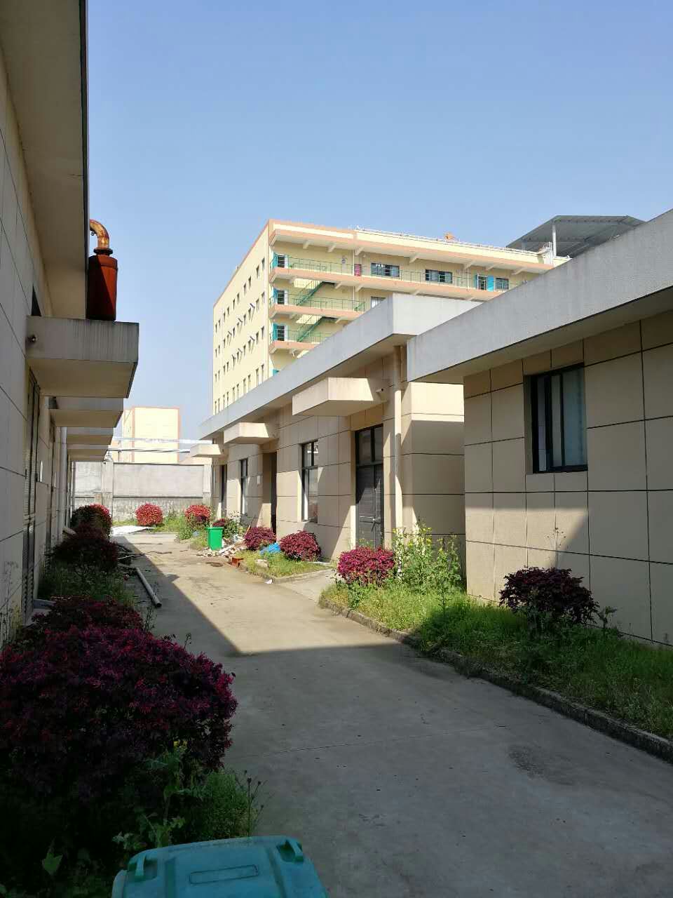 企业厂房一角