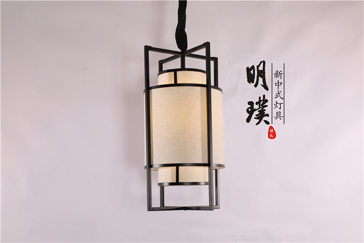 亞克力新中式吊燈|書房新中式吊燈|明璞仿古新中式吊燈品牌原始圖片2
