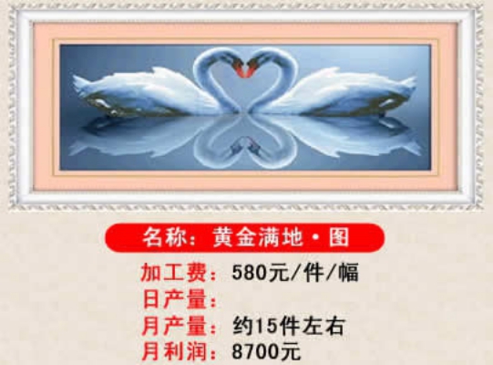 中天富隆鉆石畫工藝品想創(chuàng)業(yè)，想賺錢，就來這