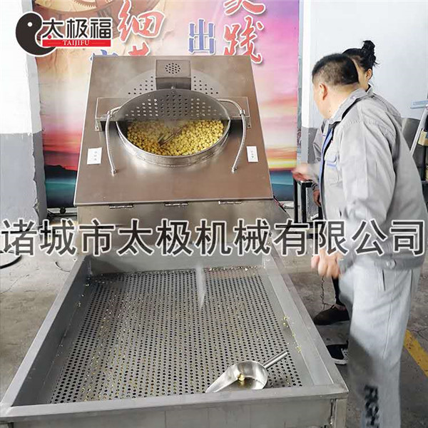 商超爆米花機(jī) 無名火占地面積小刮底攪拌不糊鍋無死粒不銹鋼制造原始圖片2