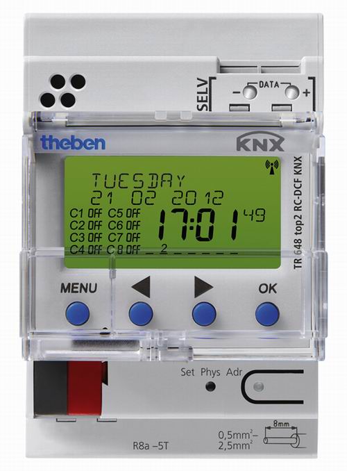 thebn德國(guó)泰邦KNX年度定時(shí)開(kāi)關(guān)TR648top2 KNX