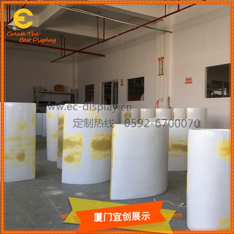 萬達開業心型玻璃鋼花盆 商場花缸花盆 制作 廈門玻璃鋼廠家原始圖片3