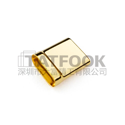 土豪金Type-C無縫拉伸外殼 USB3.1數(shù)據(jù)線鐵殼原始圖片2